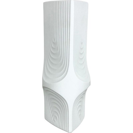 Vintage German porcelain vase by Ak Kaiser, Germany 1970