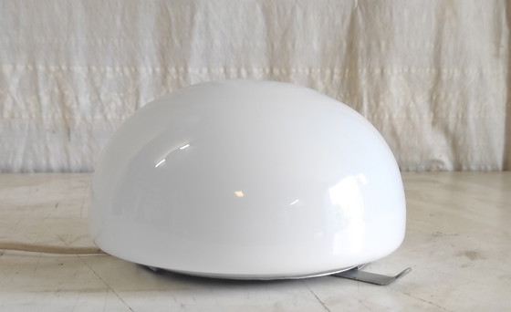Image 1 of Opaline globe ceiling or wall light - mid-20th century