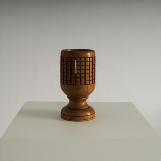 Vintage Wooden Lattice Accent Lamp – Table lamps (photo 6 of 15)