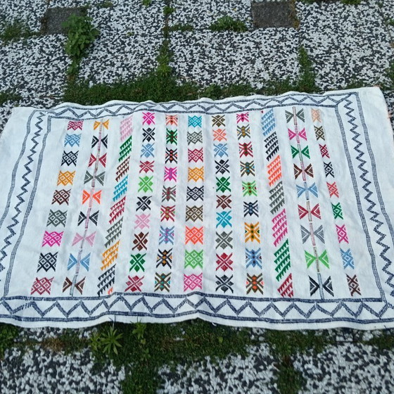 Image 1 of Handgeknoopt Berber kleed wol 147x90cm