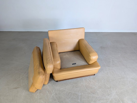 Image 1 of Originele Midcentury fauteuil Arne Norell fauteuil Mexico leer2