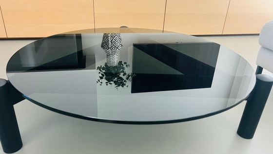 Cassina Table à Plateau - Design Couchtisch – Couchtische, Glas, Holz (photo 2 of 10)