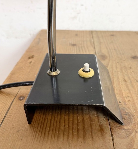 Image 1 of Lampada da tavolo vintage nera di Josef Hůrka per Napako, anni '60