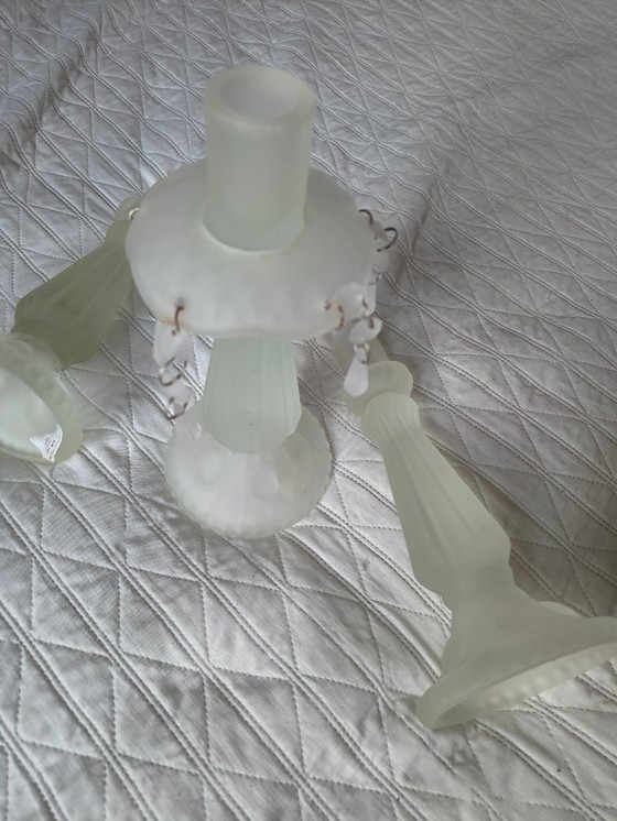 Image 1 of 3 vintage candlesticks from the 80s