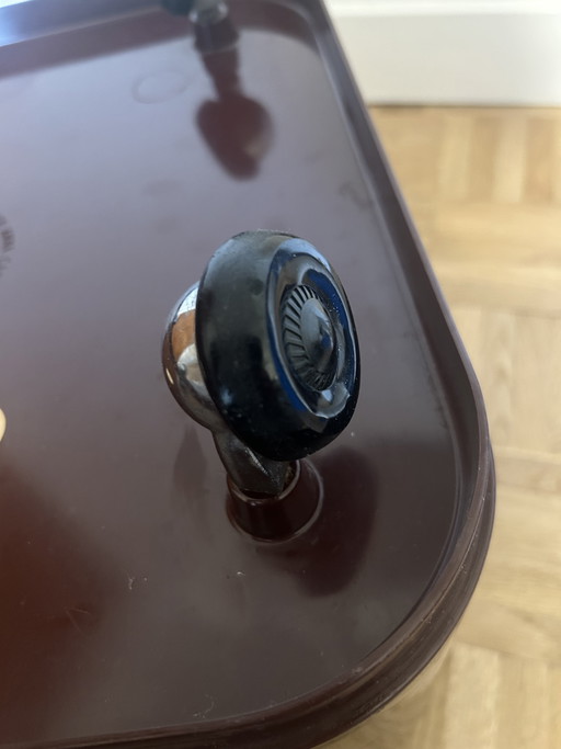 Kartell Brown vintage componibili by Anna Castelli square