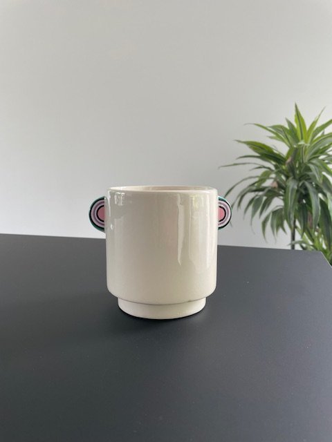 Image 1 of Flower pot with ears - playful design with a wink