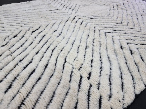 Alfombra Beni Ourain marroquí blanca hecha a mano, tamaño 200/300 cm. – Alessi, Wool (photo 2 of 8)