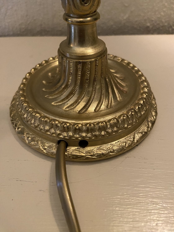 Image 1 of Bronzen tafellamp in Lodewijk XVI-stijl