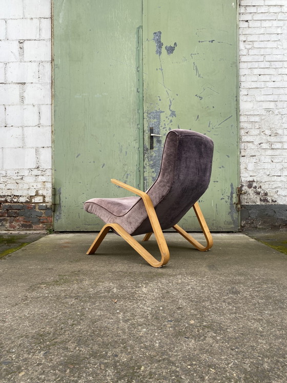 Image 1 of E. SAARINEN | Chaise sauterelle violette de Knoll International