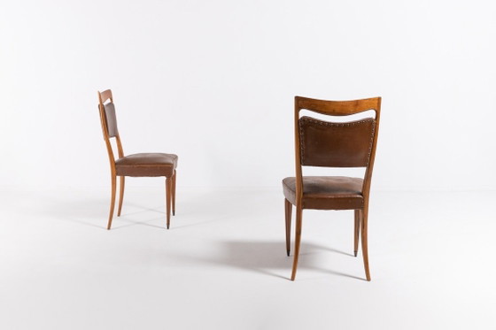 Image 1 of Chaises italiennes de style Mid-Century de Vittorio Dassi, années 1950