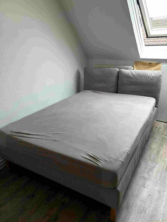 Image 1 of IKEA Bett Sagesund 140x200 mit Emma Matratze von 2025