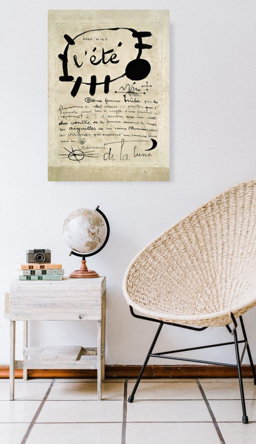 Zomergedicht - Afbeelding Zon en Maan van Joan Miró 1927 - Poster 50 × 70 cm – Paper (photo 2 of 12)