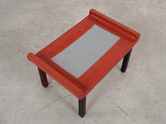 Image 1 of Voetenbankje van palissanderhout, Deens design, jaren 70, ontwerper: Finn Juhl