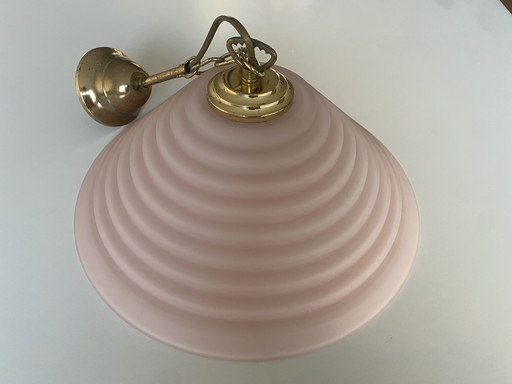 Lampada a sospensione vintage Lakro Amstelveen - Olanda - Era spaziale - metà secolo