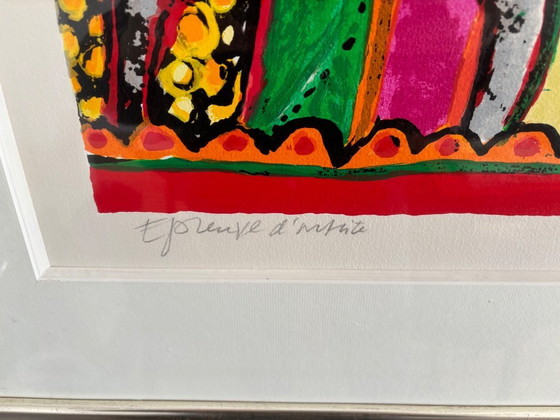 Image 1 of Corneille ha firmato "Variation sur Pinocchio le Cirque"