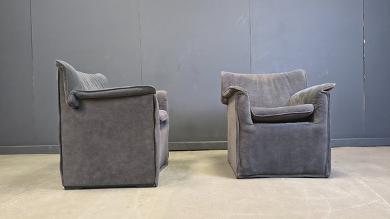 Image 1 of Lauriana fauteuils van Afra en Tobia Scarpa voor B&B Italia, jaren 70.