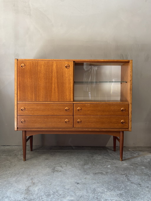 Vintage Deense Teak Dressoir - Mid Century Ontwerp