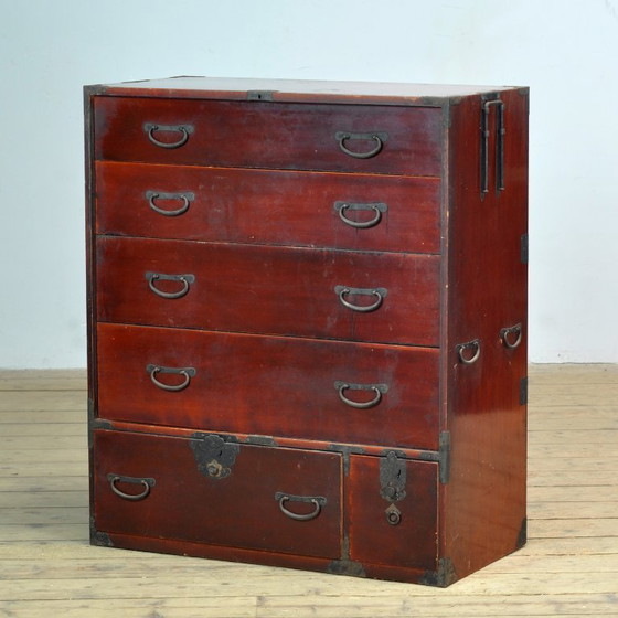 Image 1 of Cassettiera giapponese Tansu, circa 1870