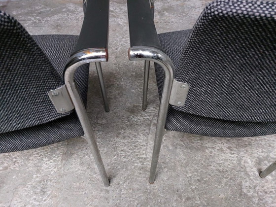 Image 1 of 2 x vintage gray armchairs