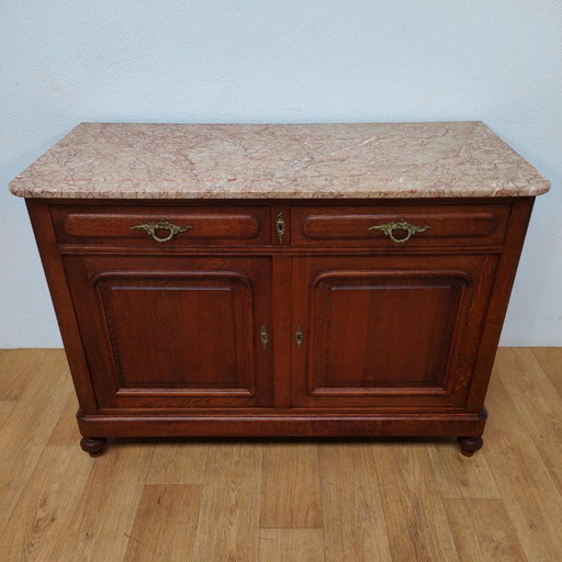 Comò antico d'epoca, cassettiera, mobili da bagno con piano in marmo.