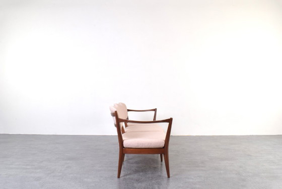 Norwegian Teak Sofa by Fredrik A. Kayser & Adolf Relling for Arnestad Bruk, 1950s – 3-5 seaters, Wood, Wool (photo 4 of 19)