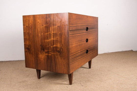 Toeletta o Cassettiera in Palissandro di Paul Geoffroy per Edition Charron 1960., Cassettiere, Legno, Marrone (foto 17 di 18)