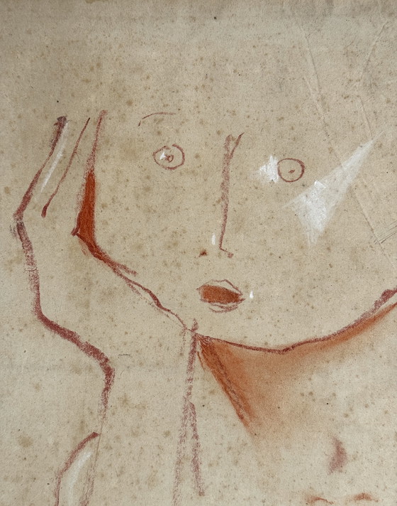 Image 1 of Robert Detheux "Il sognatore" dipinto nel 1961