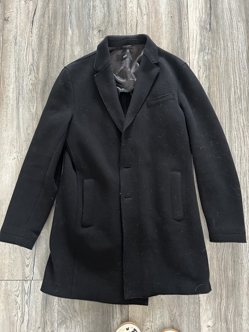 Elegante cappotto in lana nera firmato BOSS Hugo Boss – cadeaus, Wool (photo 2 of 5)