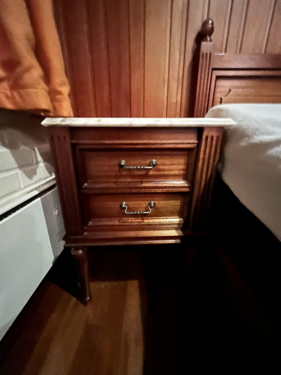 Image 1 of Cadre de lit Tamarac King 140 x 200 cm avec tables de chevet