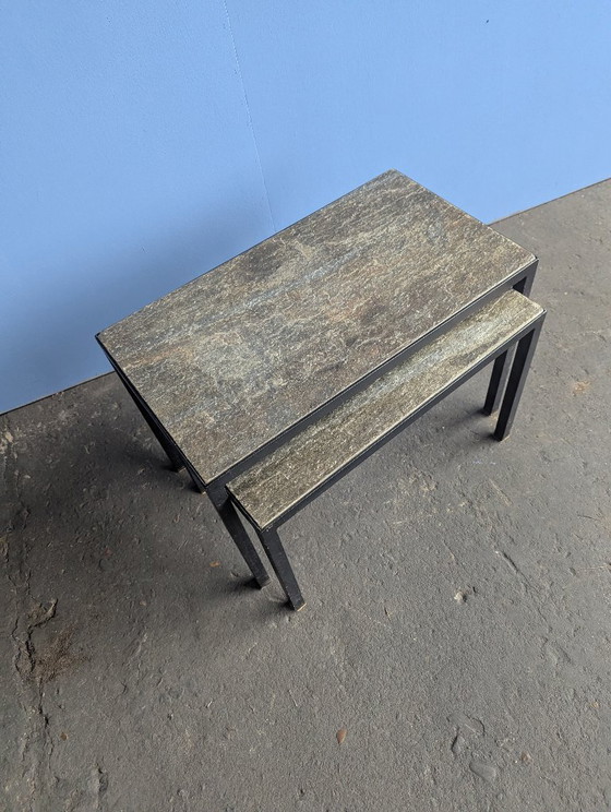 Image 1 of Set aus 2 niederländischen Satztischen - Artimeta/ Floris Fiedeldij/ 1950er Jahre