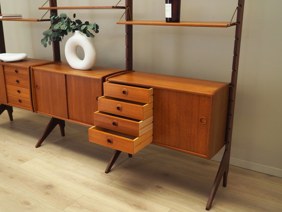 Image 1 of Teak System Bookcase, Norwegian Design, 1960s, Production: Blindheim Mobelfabrikk, Designer: John Texmon & Einar Blindheim