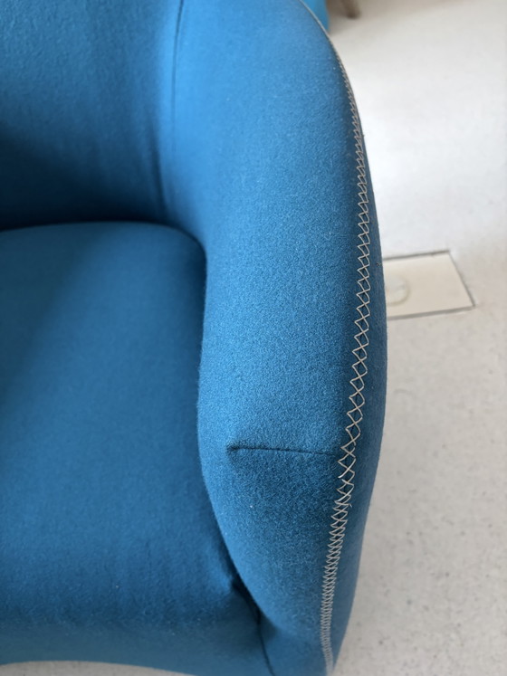 Bert Plantagie Lounge Z Fauteuil Blauw Wol – Wool (photo 8 of 15)