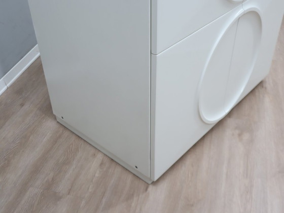 Image 1 of Italiaanse Space Age kledingkast wit gelakt F.lli Proserpio jaren 60