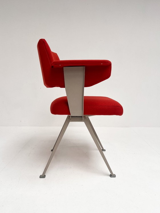 Dunkelroter Resort-Stuhl von Friso Kramer für Ahrend De Cirkel, 1970er Jahre – Sessel, Textile (photo 7 of 13)