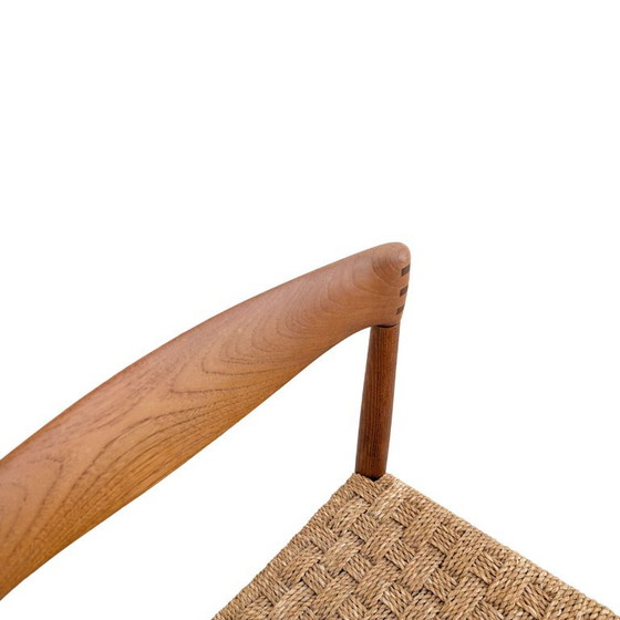 Set of 8 Original HW Klein Vintage Bramin Design Chairs mcm 1960, Side chairs, Wood, Beige (photo 9 of 9)