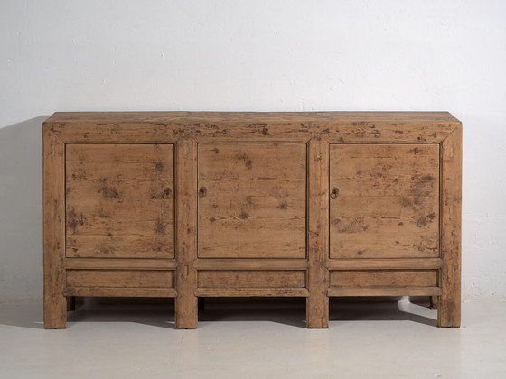 Antikes dreitüriges Sideboard (ca. 1900) #2 (photo 28 of 40)