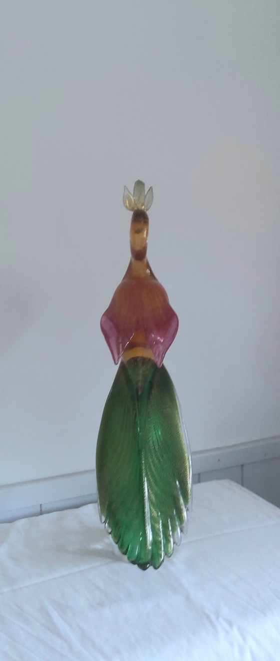 Image 1 of Pauw Murano glas Formia Bladgoud