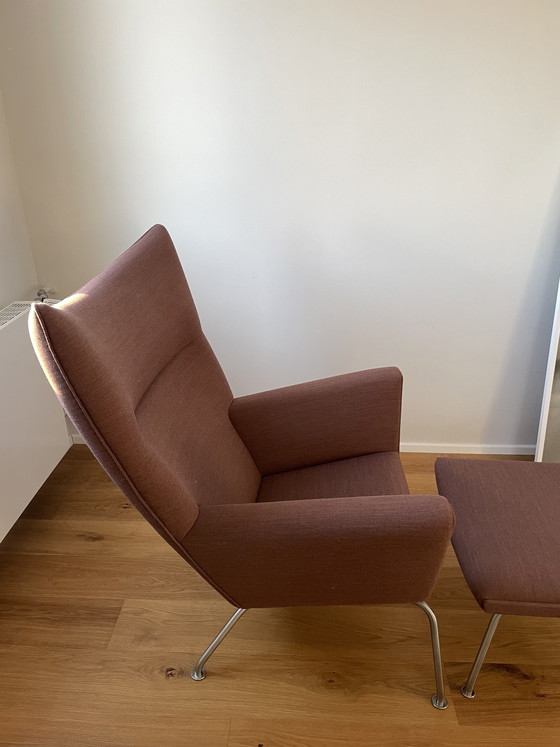 Image 1 of Sillón reclinable con reposapiés Carl Hansen & Søn CH445 Wingchair.