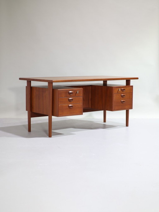 Bureau Kai Kristiansen FM60 teak vintage Deens design