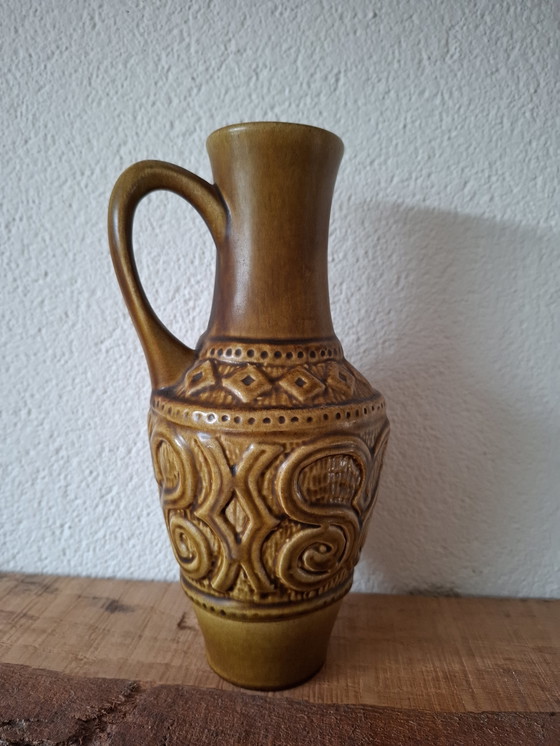 Image 1 of West Germany Vase moosgrün