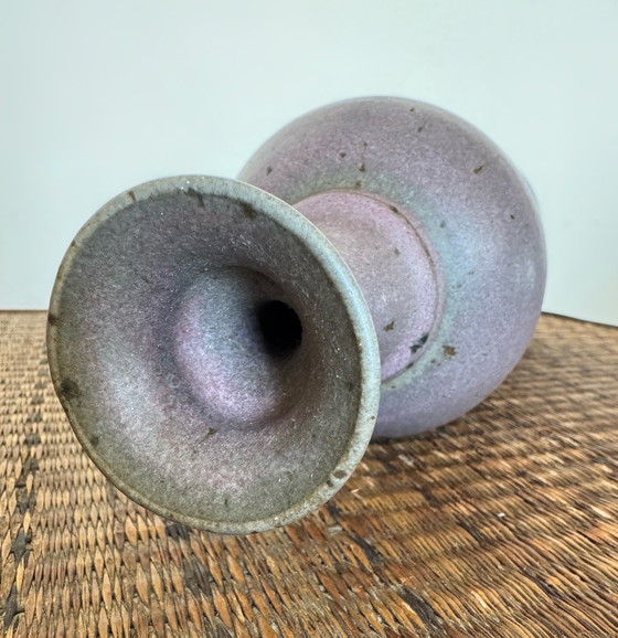 Image 1 of Vase Mauve Steingut Christian Deville