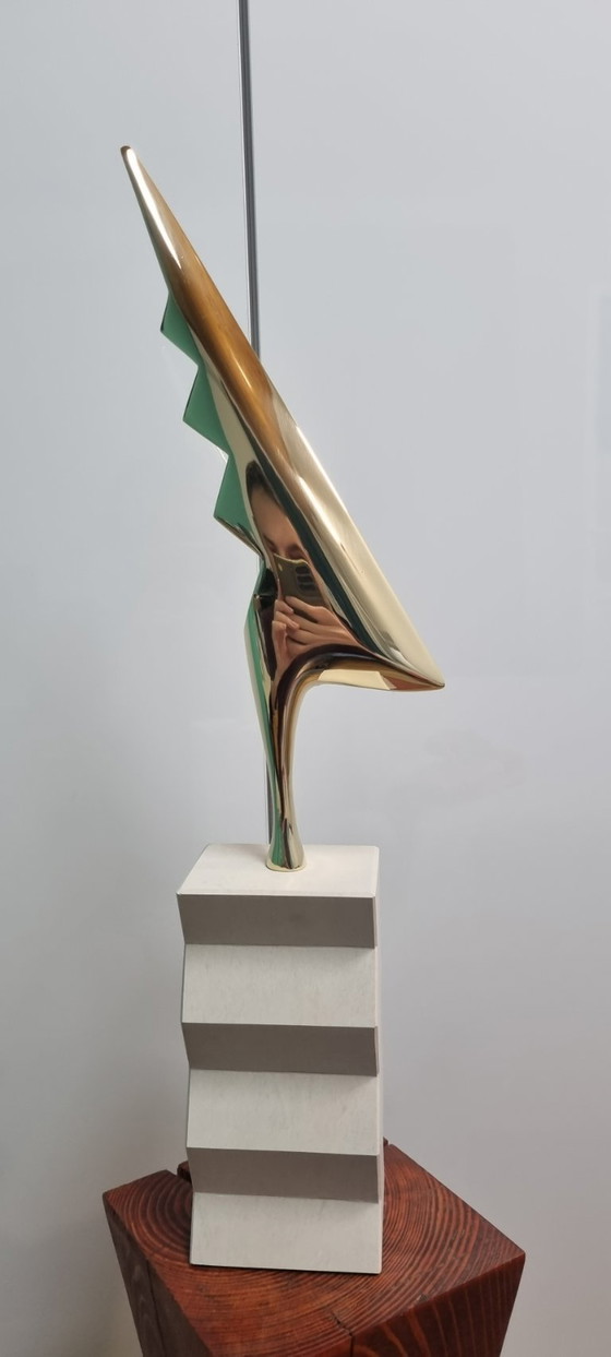 Image 1 of Die von Brancusi inspirierte Hahnenskulptur