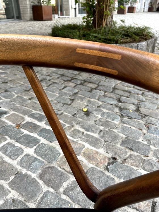 Image 1 of 4 sedie di Henning Kjaernulf, per Bruno Hansen, Danimarca, anni '50