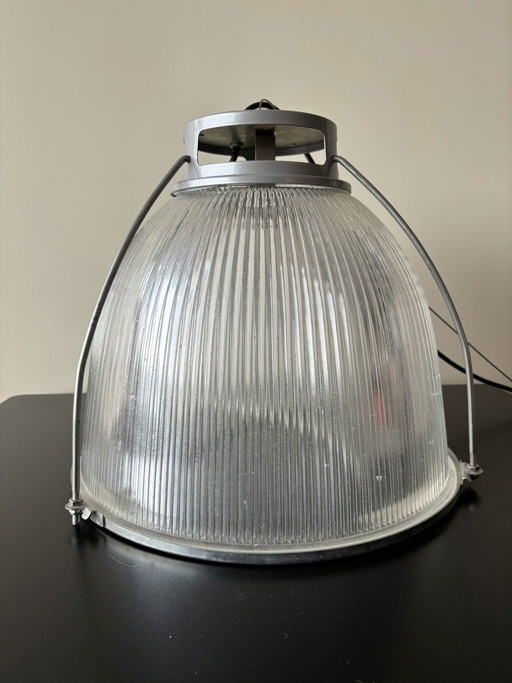 Lampada a sospensione industriale in quercia