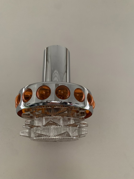 Set di 2 lampade da parete vintage anni '70 Raak Amsterdam – Applique, Chrome, Glass (photo 4 of 5)