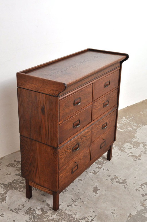 Cassettiera antica Globe Wernicke, primi del '900. – ladekasten, Wood (photo 2 of 14)