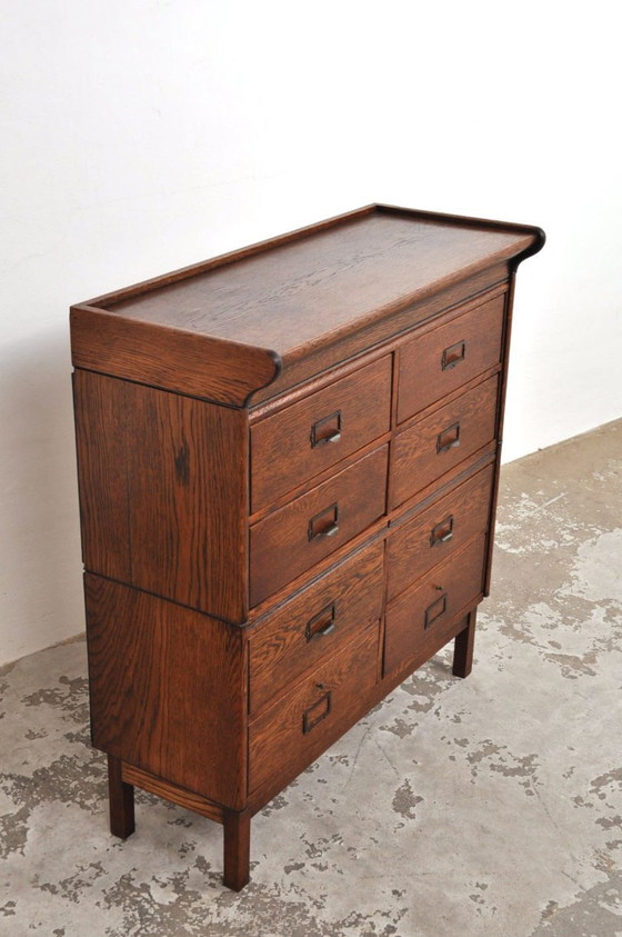 Cassettiera antica Globe Wernicke, primi del '900. – Cassettiere, Wood (photo 2 of 14)