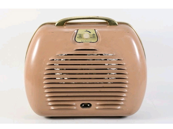 Image 1 of Vintage Ismet Ventilator nr. 9364 draagbaar ua plaatijzer