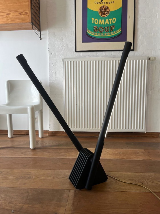 Sistema Flu floor lamp / Rodolfo Bonetto for Luci Italia, early 1980s – Luci Milano, Floor lights, Plastic (photo 6 of 12)