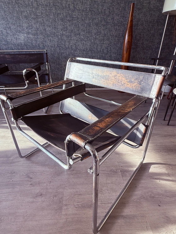 Image 1 of Vintage Gavina/Knoll Wassily B3 fauteuil, circa jaren 60